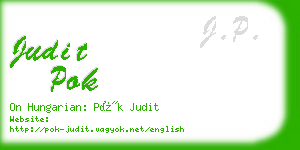 judit pok business card